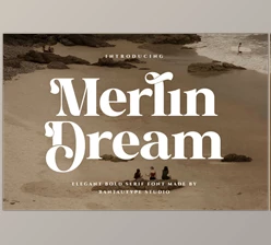 RantautypeStudio - Download Merlin Dream Elegant Bold Serif Font