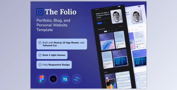 UI8 - Download The Folio - Portfolio, Blog, and Personal Website Template