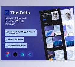 UI8 - Download The Folio - Portfolio, Blog, and Personal Website Template