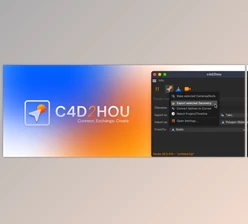 Aescripts - Download C4D2HOU v1.04 for Cinema 4D
