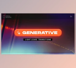 Download Generative Light Leaks Transitions | Vertical | Premiere Pro (Videohive 60177004)
