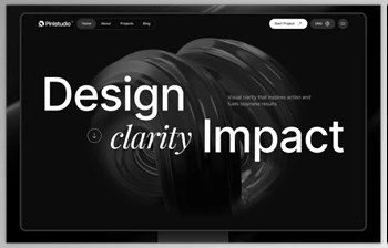 UI8 - Download Pinlstudio - Modern <span class='badge badge-warning'>Portfolio</span> UI Kit