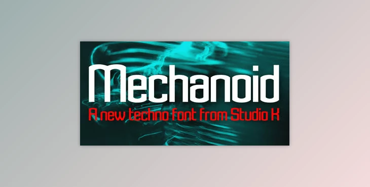 My Fonts - Download Mechanoid - Engineering & Technological Type 4xOTF