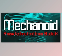 My Fonts - Download Mechanoid - Engineering & Technological Type 4xOTF