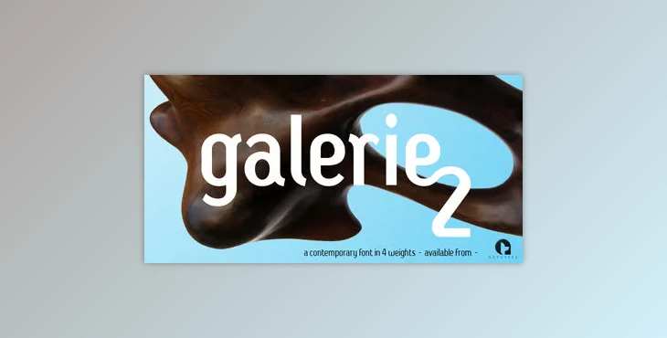 My Fonts - Download Galerie 2 - Narrower Styling 4xOTF