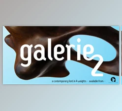 My Fonts - Download Galerie 2 - Narrower Styling 4xOTF