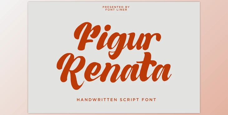 Download Figur Renata - Handwritten Script Font (Creative Market 291682134)