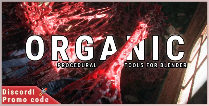 Blender - Download Organic Addon - Procedural Organic Tools v1.0.1
