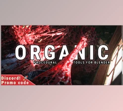 Blender - Download Organic Addon - Procedural Organic Tools v1.0.1
