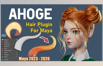 Artstation - Download Ahoge v0.9.2 - Hair <span class='badge badge-warning'>plugin</span> for Maya