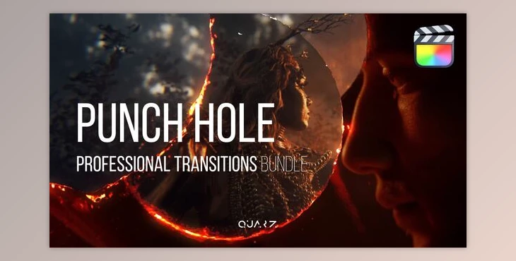 Download Punch Hole Transitions for Final Cut Pro (Videohive 60409428)