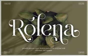 Download <span class='badge badge-warning'>Rolena</span> Modern Serif Font (Creative Market 291783009)