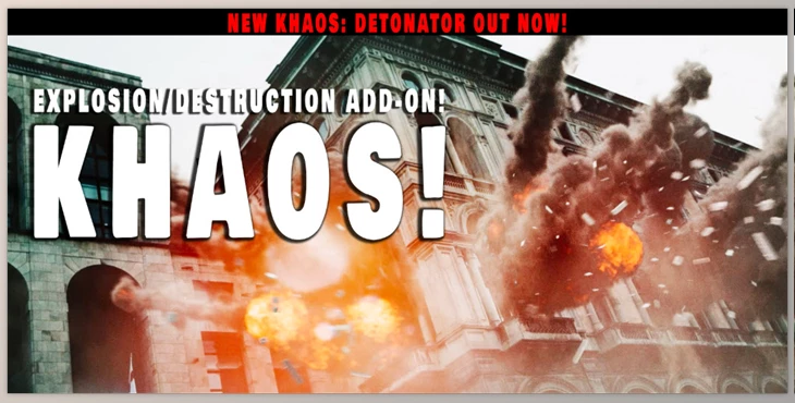 Blender - Download Khaos: Ultimate Explosion/Destruction Add-On