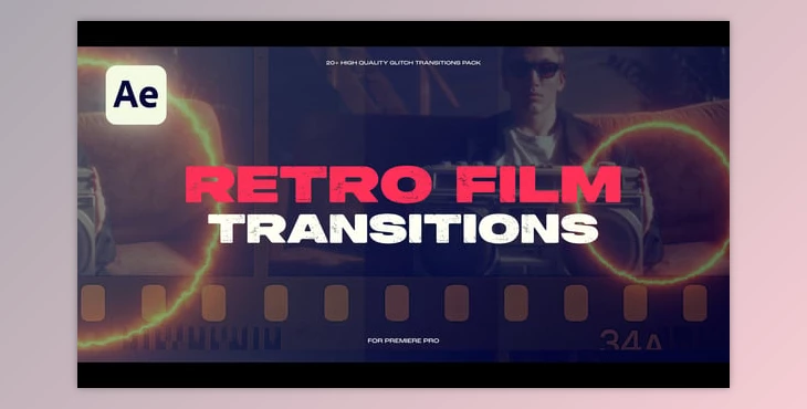 Download Retro Film Transitions for Premiere Pro (Videohive 58952352)