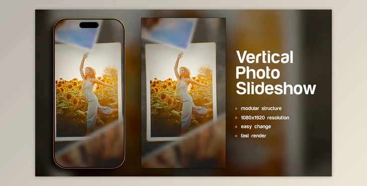 Download Vertical Photo Slideshow (Videohive 60145346) - AE Project