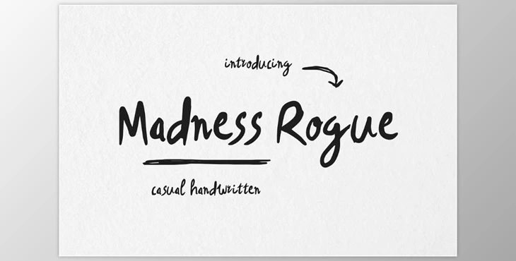 Download Madness Rogue Casual Handwritten Font (Creative Market 291882182)