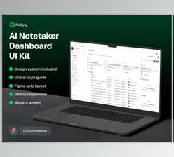 UI8 - Download Notuly - AI Notetaker Dashboard UI Kit