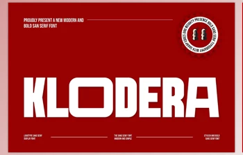 Download Klodera || <span class='badge badge-warning'>Modern</span> Tall Condensed Sans Serif (Creative Market 291791164)