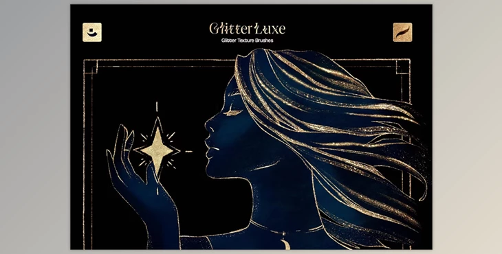 Download Glitter Texture Procreate Brushes (Creative Market 291235937)