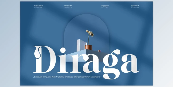 Download Diraga || Modern Serif Font (Creative Market 291785207)