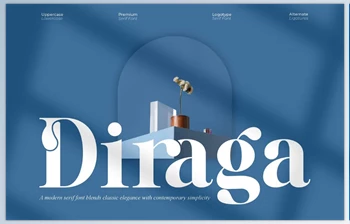 Download Diraga || Modern Serif Font (Creative <span class='badge badge-warning'>Market</span> 291785207)