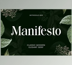Download Manifesto Classic Modern Serif Font (Creative Market 291882177)