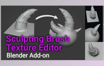 <span class='badge badge-warning'>Blender</span> - Download Sculpting Brush Texture Editor v1.1.8