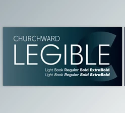 My Fonts - Download Churchward Legible - Highly Legible and Readable 10xOTF