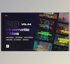 Download Cinematic Titles vol.04 | Premiere Pro (Videohive 60317889)