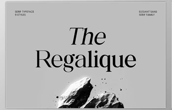 Download The Regalique Elegant <span class='badge badge-warning'>Serif</span> <span class='badge badge-warning'>Font</span> Family (Creative Market 291870877)