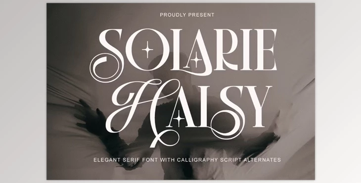 Download Solarie Halsy - Elegant Serif Font (Creative Market 291800163)