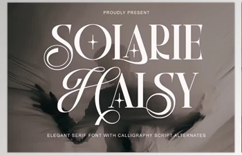 Download Solarie Halsy - Elegant <span class='badge badge-warning'>Serif</span> <span class='badge badge-warning'>Font</span> (Creative Market 291800163)