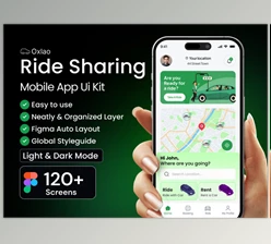 UI8 - Download Oxlao Ride Sharing App UI Kit