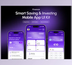 UI8 - Download Finance : Smart Saving & Investing Mobile App UI Kit