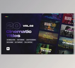 Download Cinematic Titles vol.02 | Premiere Pro (Videohive 60317877)