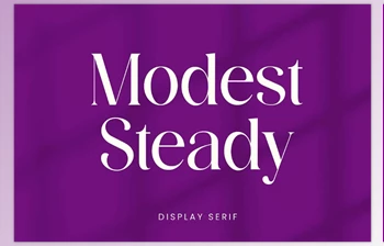Download Modest Steady <span class='badge badge-warning'>Display</span> Serif <span class='badge badge-warning'>Font</span> (Creative Market 291884374)