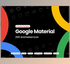 UI8 - Download Google Material ─ 200 Animated Icons