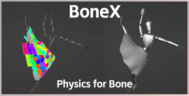 Blender - Download Bonex - Bone Physics Animation Driven By Physx