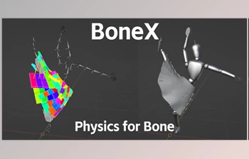 <span class='badge badge-warning'>Blender</span> - Download Bonex - Bone Physics Animation Driven By Physx