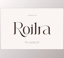 Download Roilra - Serif Ligature Font (Creative Market 291805128)
