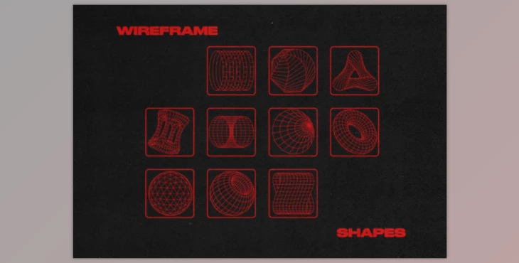 Pixflow - Download Wireframe Shapes Pack