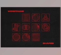 Pixflow - Download Wireframe Shapes Pack