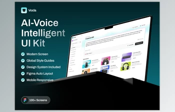 UI8 - Download Vocla - AI Voice Intelligent UI <span class='badge badge-warning'>Kit</span>