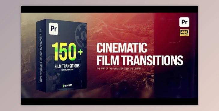 Download Cinematic Film Transitions for Premiere Pro (Videohive 60629557)