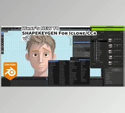 Gumroad - Download ShapeKeyGen For Iclone/CC4 Blender Add-on v2.70