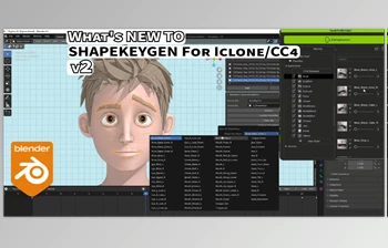 Gumroad - Download ShapeKeyGen For Iclone/CC4 <span class='badge badge-warning'>Blender</span> Add-on v2.70