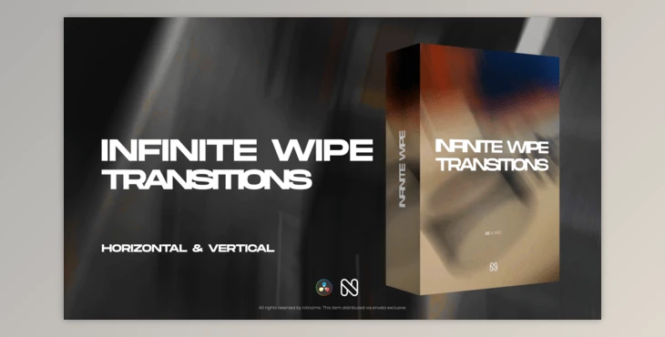 Download Infinite Wipe Transitions for DaVinci Resolve (Videohive 60682270)