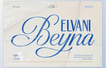 Download Beyna Elvani - Elegant Sans & <span class='badge badge-warning'>Script</span> (Creative Market 291814867)