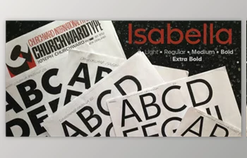 My Fonts - Download Churchward Isabella - A Straightforward, Geometric Sans Serif <span class='badge badge-warning'>5xOTF</span>