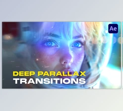 Download Parallax Transitions for After Effects | 30+ 4K Cinematic Effects with VHS, Particles, Light Leaks & (Videohive 60725391)